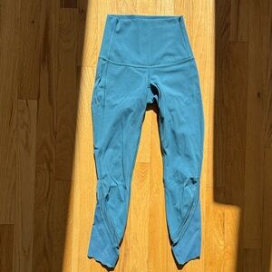Womens blue lululemon leggings